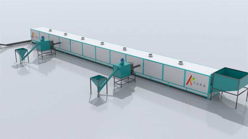 隧道式玉米棒烘幹機，玉（yù）米穗烘幹機，玉米（mǐ）穗烘幹設備，多功能流水線烘（hōng）幹設備